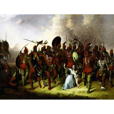 Stanley Osage Scalp Dance Native American Painting Canvas Art Print Poster