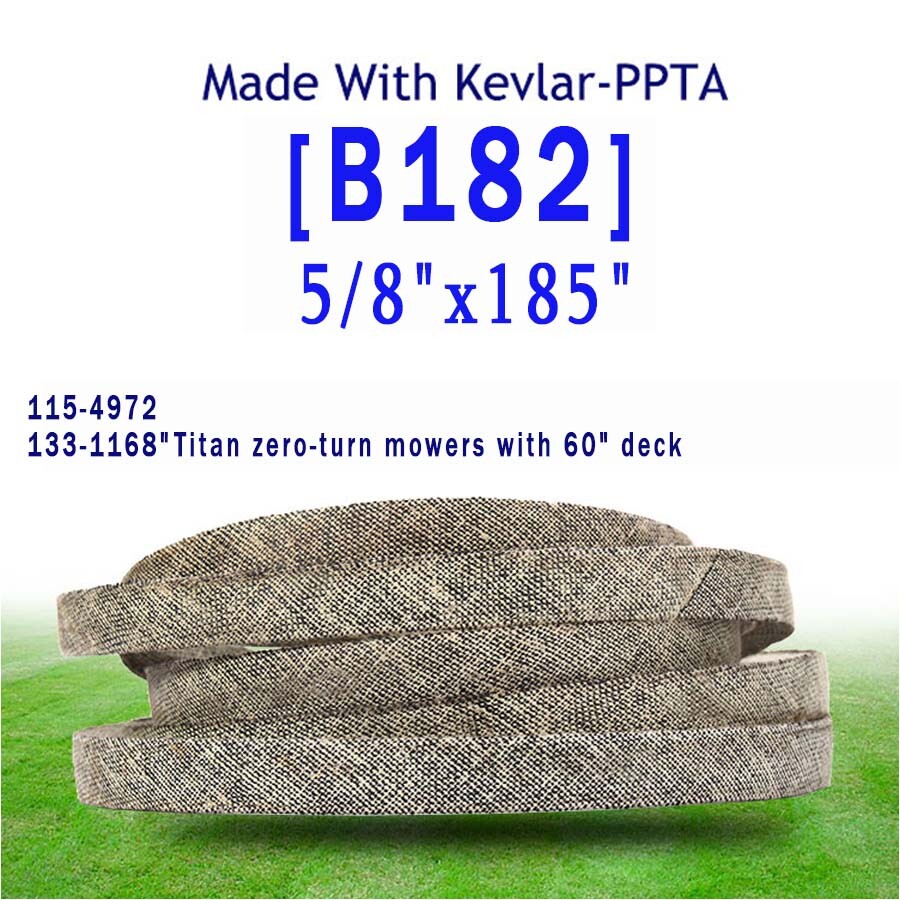 115-4972 Mower Belt Lawn Mower 60 Inch Deck Belt For Toro Titan