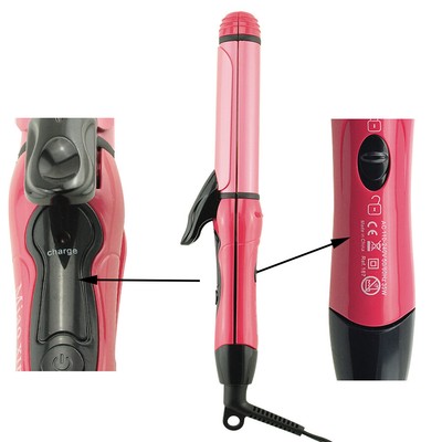 Best Professional 2in1 Curler Hair Straightener Hot Hair Curling Ceramic Wave (Best Hair Straightener And Curler)