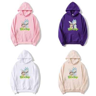 2021Autumn and winter hot print Rick and Moti Sweatshirt Men's Anime Hoodie Funn