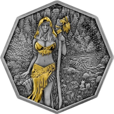 Germania Mint - Witchcraft - #2.Herbalist Ritual AF gilded 2025 1 oz Silbermünze