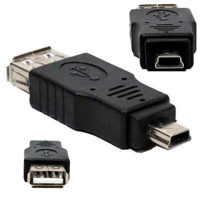 0 female to mini usb b male connector adapter