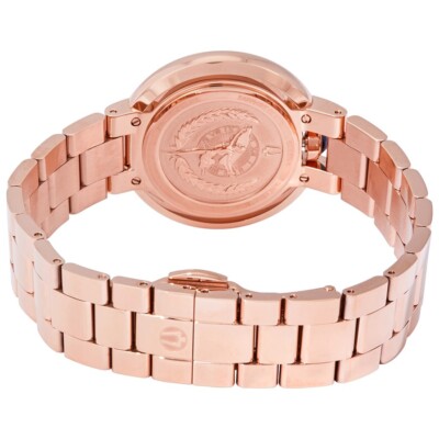 Pre-owned Bulova Rose Gold Womens Analogue Watch Rubaiyat 97p130