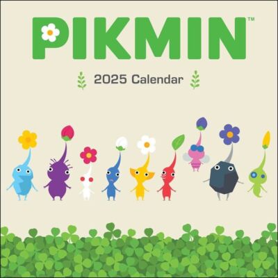 Harry Abrams Pikmin 12x12 2025 Wall Calendar w