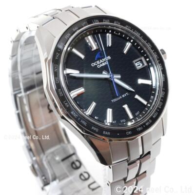 Pre-owned Casio Oceanus Manta Ocw-s400-1ajf Japan Titanium Bluetooth Radio Solar Men Watch