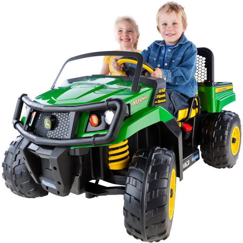 Kids Outdoor John Deere Gator XUV 12-Volt Battery-Powered Ride-On Fun Play Time