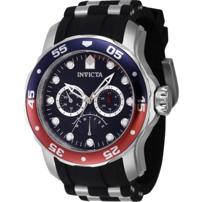 Invicta Pro Diver GMT Quartz Blue Dial Pepsi Bezel Men's Watch 46968