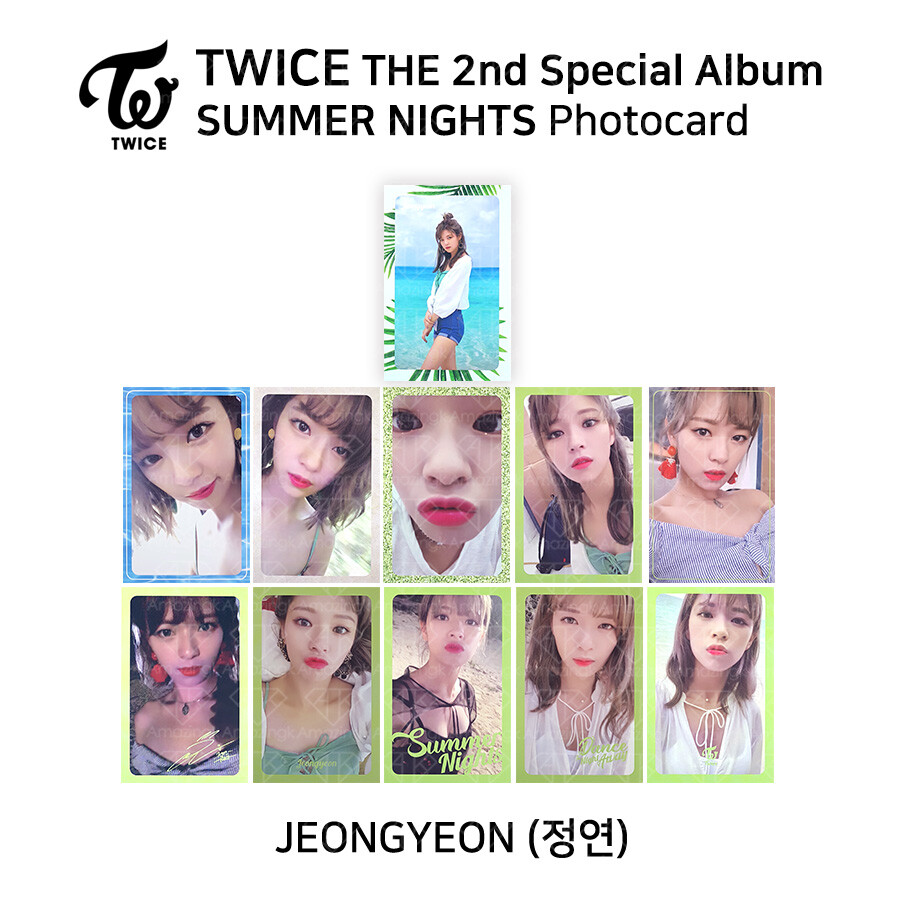TWICE SUMMER NIGHTS DANCE THE NIGHT AWAY Official Photocard
