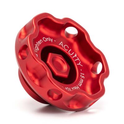 ACUITY Podium Oil Filler Cap Satin Red for Acura Honda B D F H I J K L R Series
