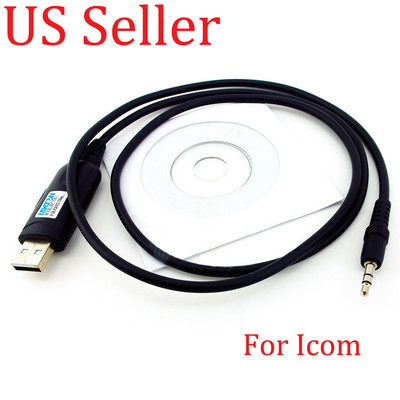 USB Program Programming Cable Icom Radio IC-M603 IC-R2 IC-R3 IC-R5