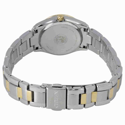Pre-owned Citizen Regent Eco-drive Mop Dial Ladies Watch Ew1824-57d