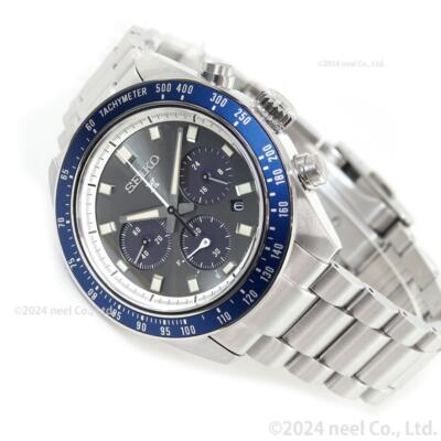 Pre-owned Seiko Prospex Sbdl111 Men Watch Box Japan Speedtimer Sport Solar Chronograph