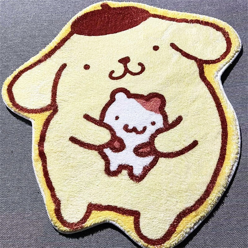 Cute Pom Pom Purin Carpet Doormat Cartoon Rug Bedroom Soft