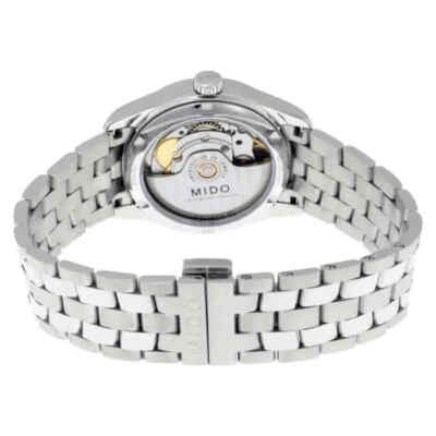 Pre-owned Mido Belluna Ii Automatic Silver Dial Ladies Watch M024.207.11.031.00