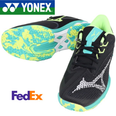 MIZUNO Wave Exceed Light 2 OC 61GB2317 46 Black White Yellow Width 2E oki08