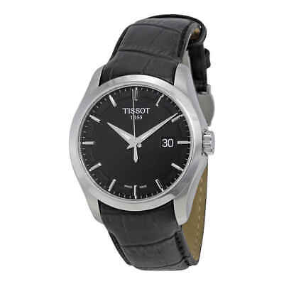 Мужские часы Tissot Couturier с черным циферблатом T0354101605100