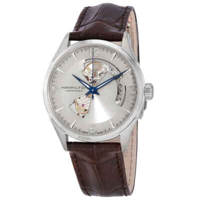 Pre-owned Hamilton Jazzmaster Open Heart Automatic Silver Dial Men's Watch H32705521