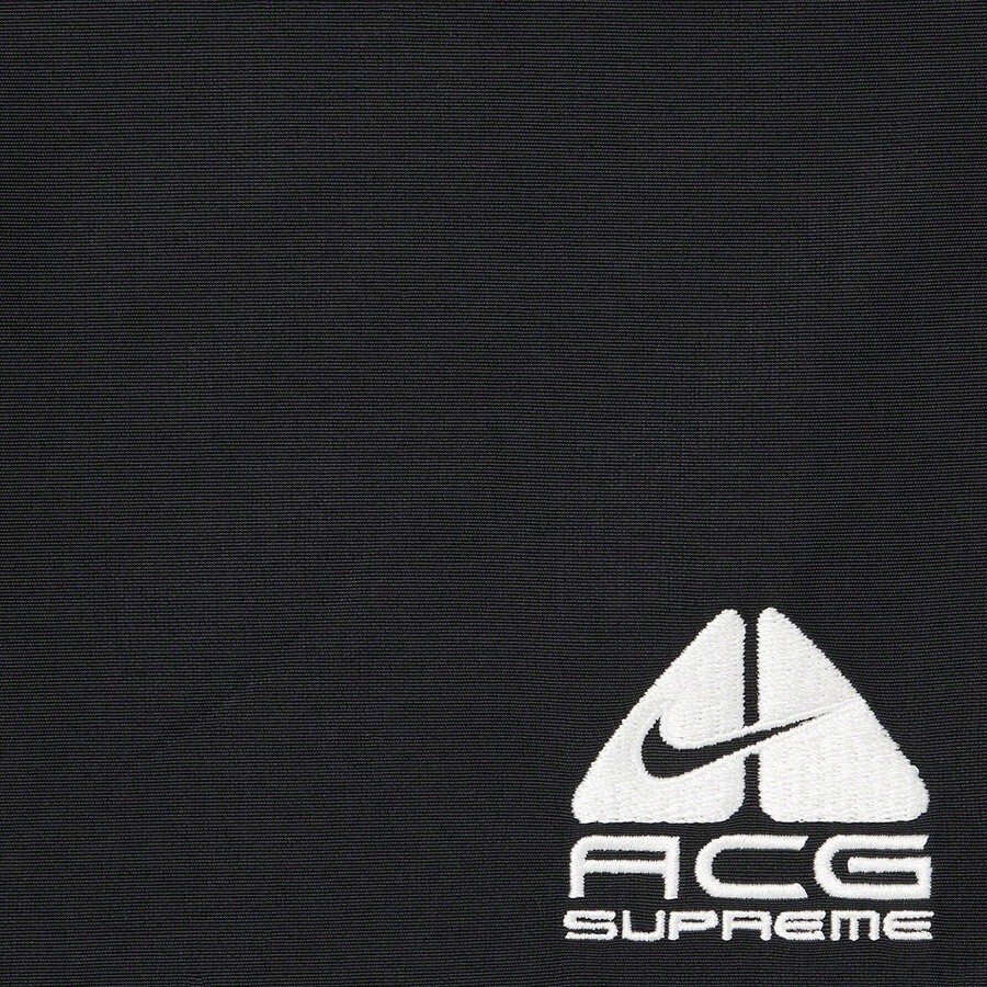 Pre-owned Supreme 22fw Nike Acg Nylon Trail Short Black M In Hand