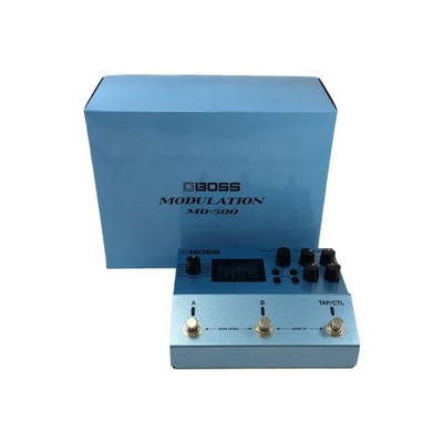 Boss MD-500 Modulation Guitar Pedal Multi Effector Blue Japan Used Authentic (K)