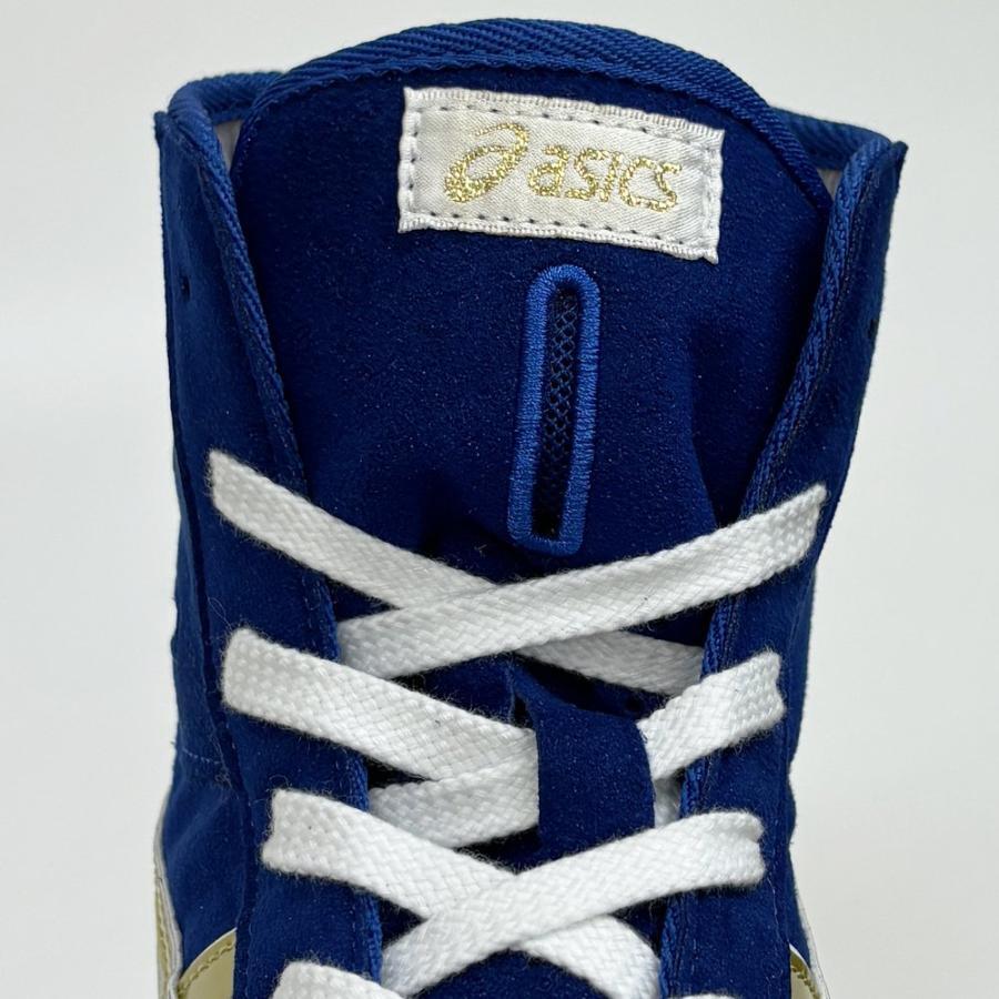 Pre-owned Asics Wrestling Shoes Ex-eo / Blue/gold/shoelace White Twr900 Successor Japan