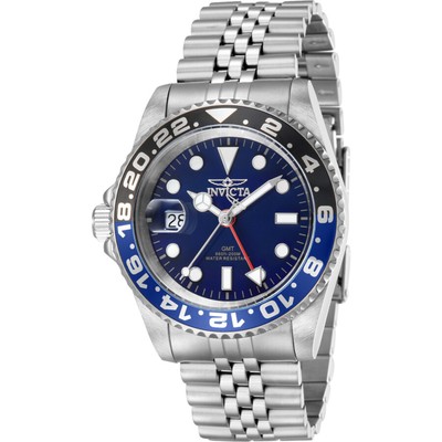 Мужские часы Invicta Pro Diver Quartz Blue Diver Batman Bezel 43970