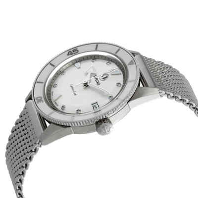 Pre-owned Rado Hyperchrome Captain Cook Automatic Diamond Silver Dial Ladies Watch