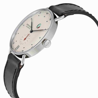 Pre-owned Nomos Metro Galvanized White Dial Men's Watch 1101