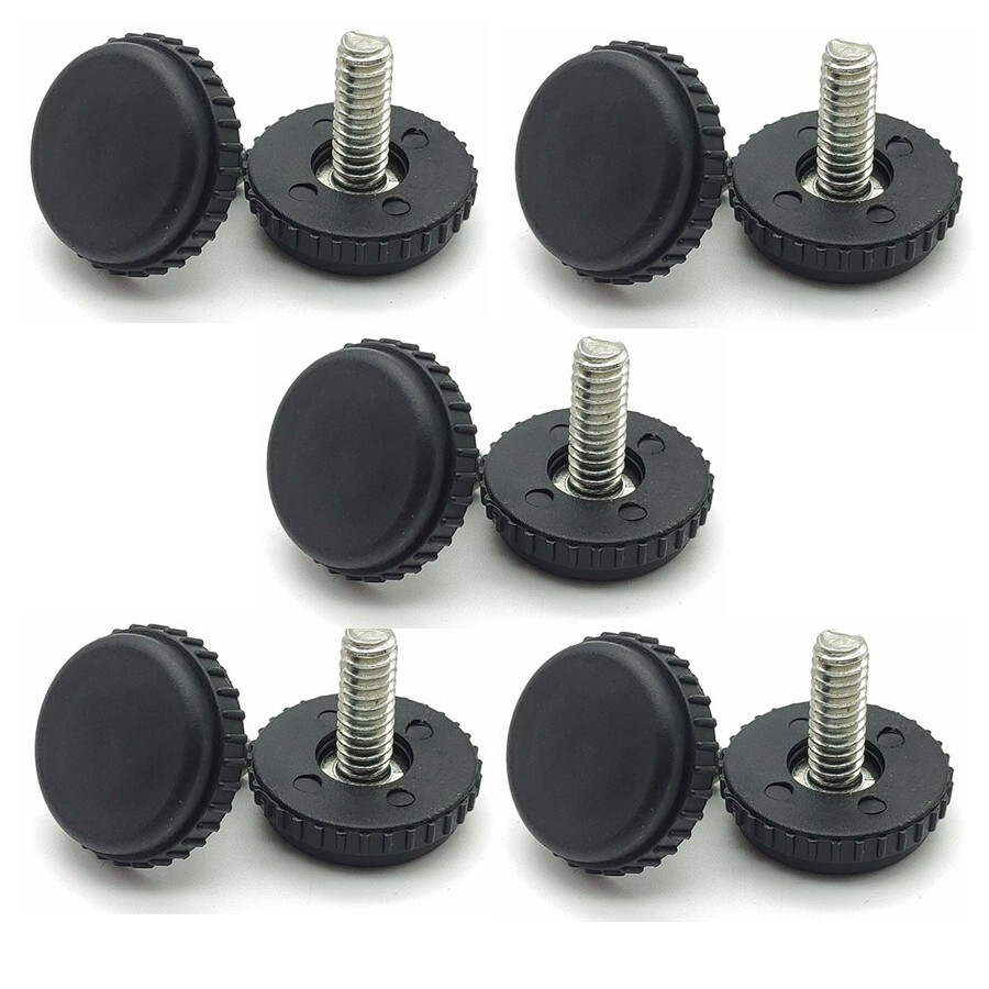 10X 1/4-20 Adjustable Furniture Feet Levelers Stainless Steel Screw Thread N858