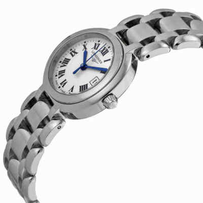 Pre-owned Longines Primaluna Silver Dial Stainless Steel Ladies Watch L81104716