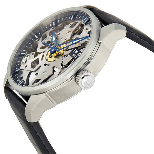 Pre-owned Tissot T-complication Squelette Skeleton Dial Men's Watch (t070.405.16.411.00)