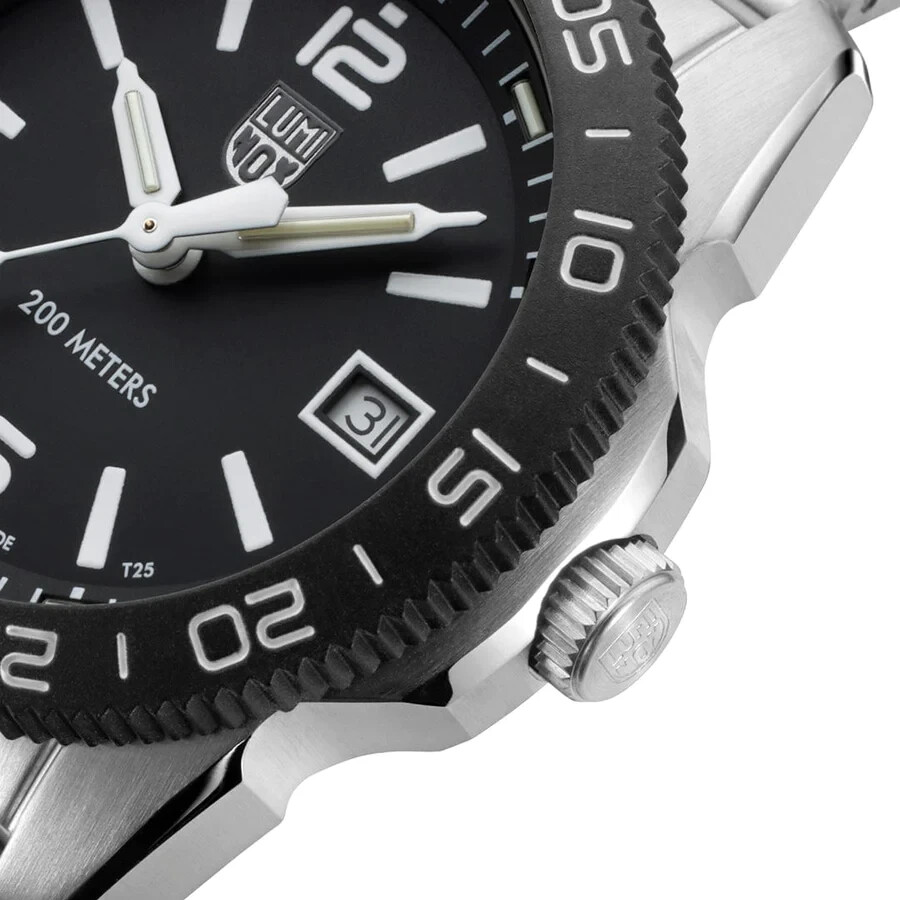 Pre-owned Luminox Xs.3122m Pacific Diver Ripple Dive Swiss Made Watch 39mm