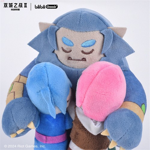 League of Legends Official Arcane Season 2 Warwick Jinx Vi Plush