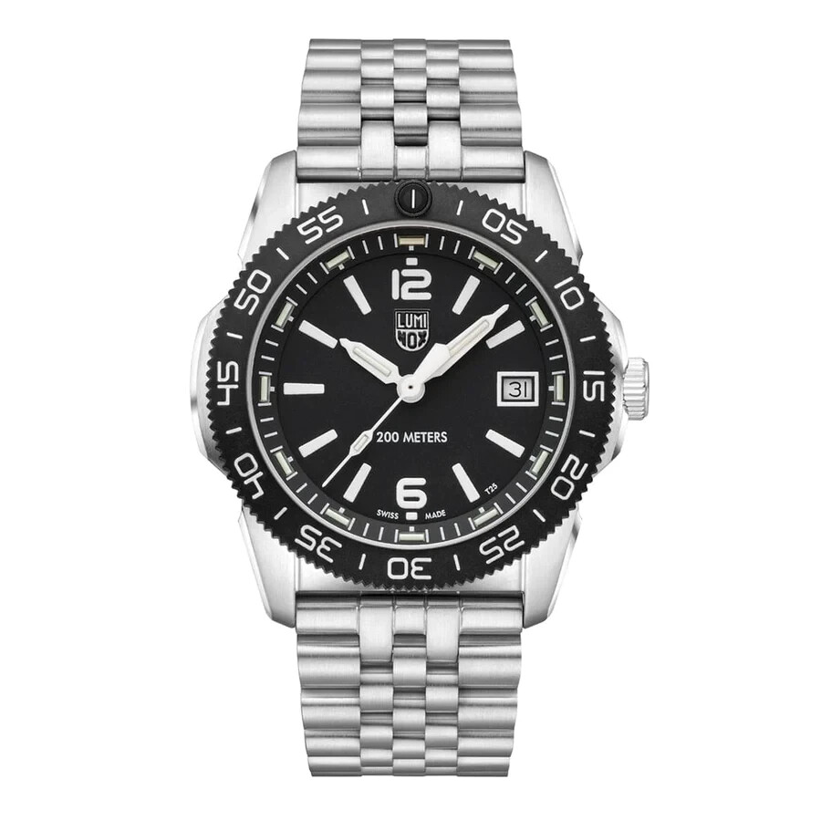 Pre-owned Luminox Xs.3122m Pacific Diver Ripple Dive Swiss Made Watch 39mm
