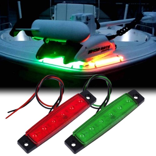 2pcs Waterproof Boat Navigation Lights Stern Lights For Boats Marine Led Light Ebay