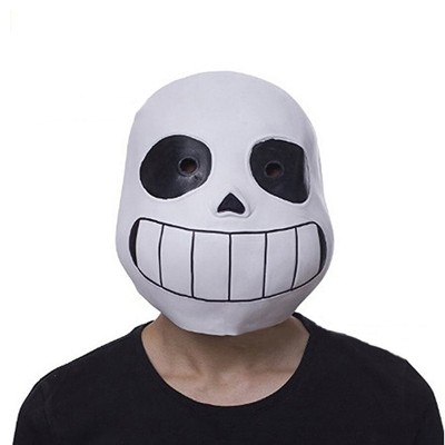 Cosplay Sans Undertale Skeleton Skull Head Halloween Mask Full Face Party Props