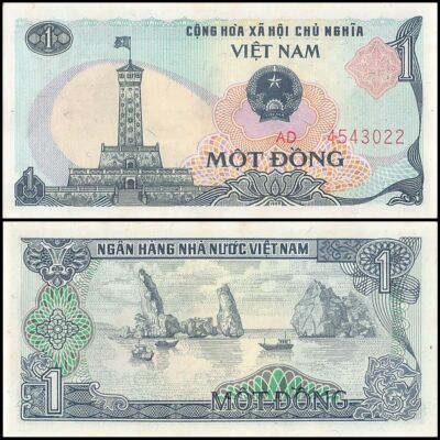 Vietnam 1 Dong, 1985, P-90, UNC | eBay