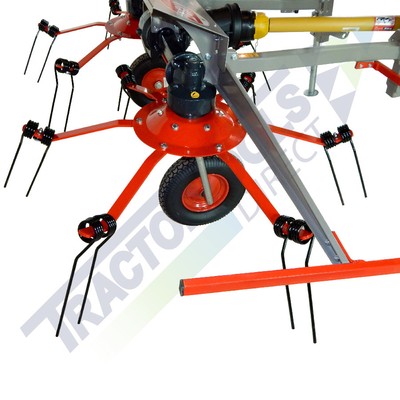 TS110 Two Rotor Three Point Tedder by Terra