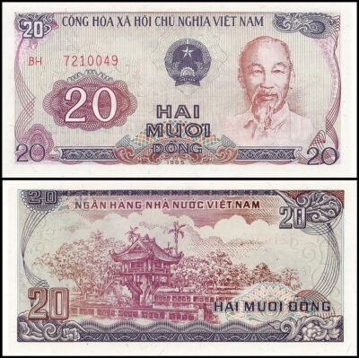 Vietnam 20 Dong, 1985, P-94, UNC | eBay