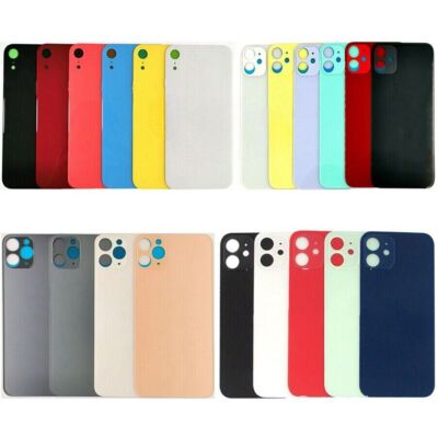 Back Glass Big Cam Hole Replacement For iPhone 8 XR XS 11 12 13 14 Pro Max Lot