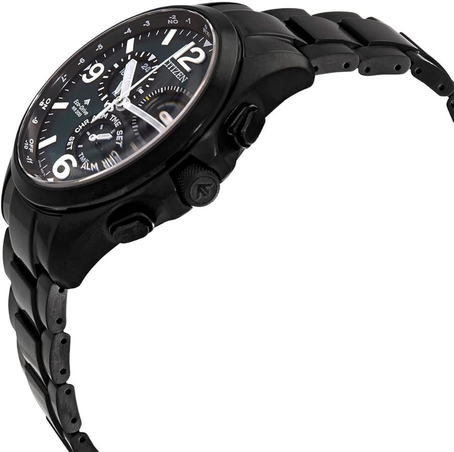 Pre-owned Citizen Eco Drive Man's Radio Controlled Promaster Chronog. Watch Cb5925-82x