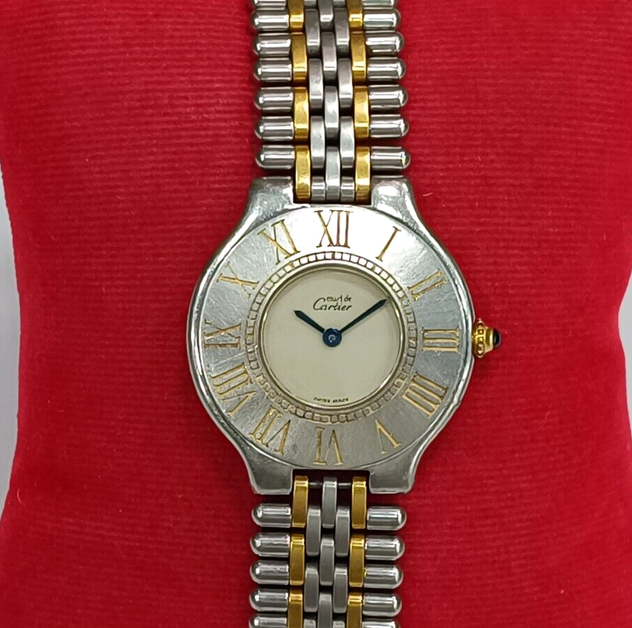 Must De Cartier 21 Two Tone Gold Steel 31 mm Women's Quartz Must De Cartier 21 Two Tone Gold Steel 31 mm Women's Quartz