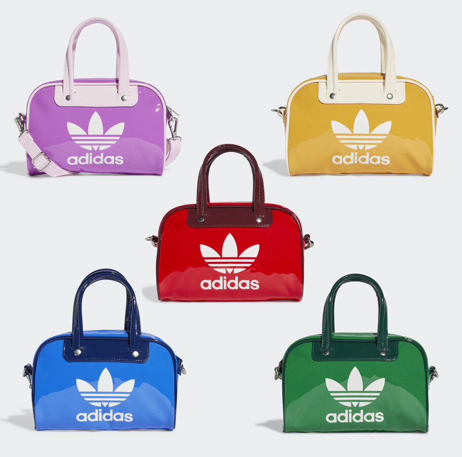 【90s adidas】 red mini boston bag vintage Vintage Sport Bag Adidas 14 Original 1980s - Red - Rare
