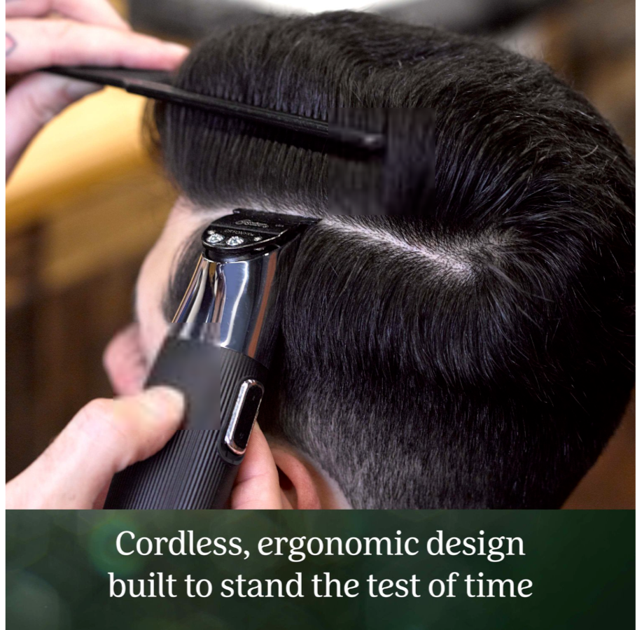 Oster Cordless T Finisher 76059-810 Trimmer - Black with Blade Oil 4 oz