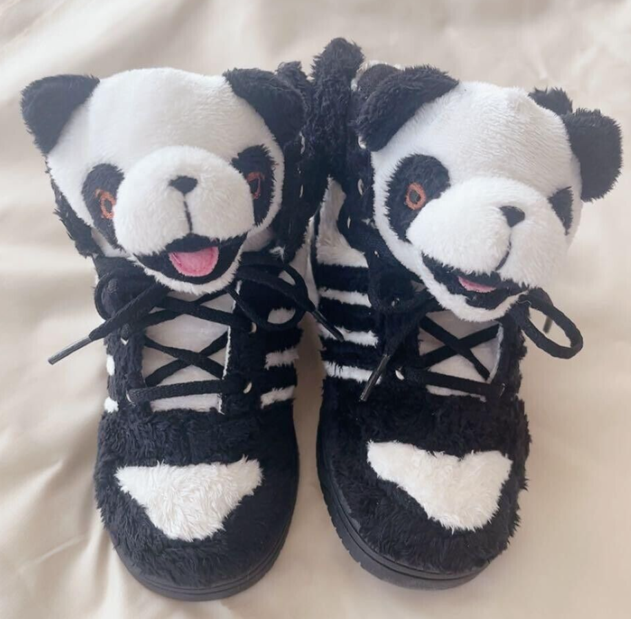 adidas × Jeremy Scott パンダ 14㎝ adidas - JS PANDA BEAR adidas Jeremy Scottパンダスニーカの