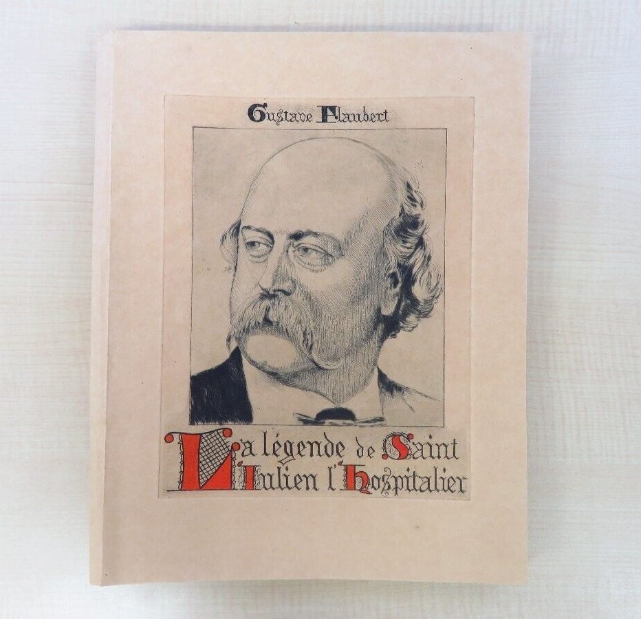 GUSTAVE FLAUBERT "La Légende de Saint...." Estampe sur Cuivre Signée ED10 1939