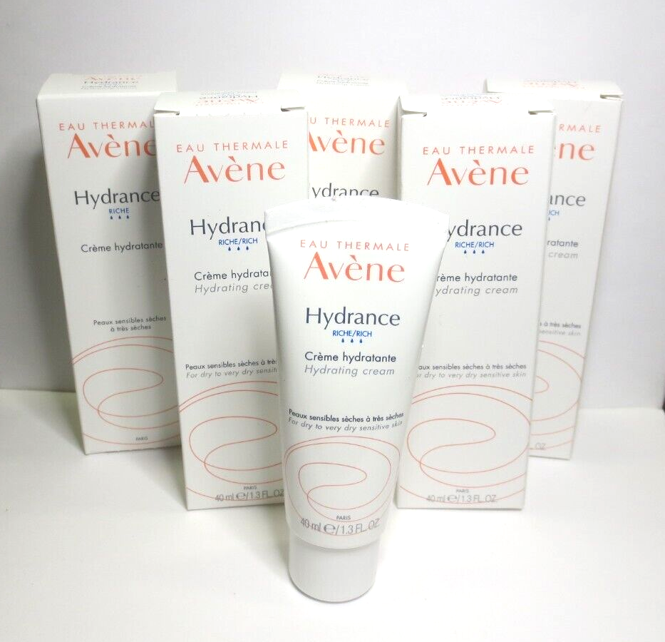 EAU THERMALE AVENE HYDRANCE RICH HYDRATING CREAM 1.3 OZ BOXED LOT OF 5