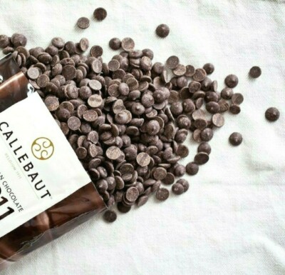 Callebaut Bulk Fine Belgian Bakers Dark Chocolate Callets (select quantity)