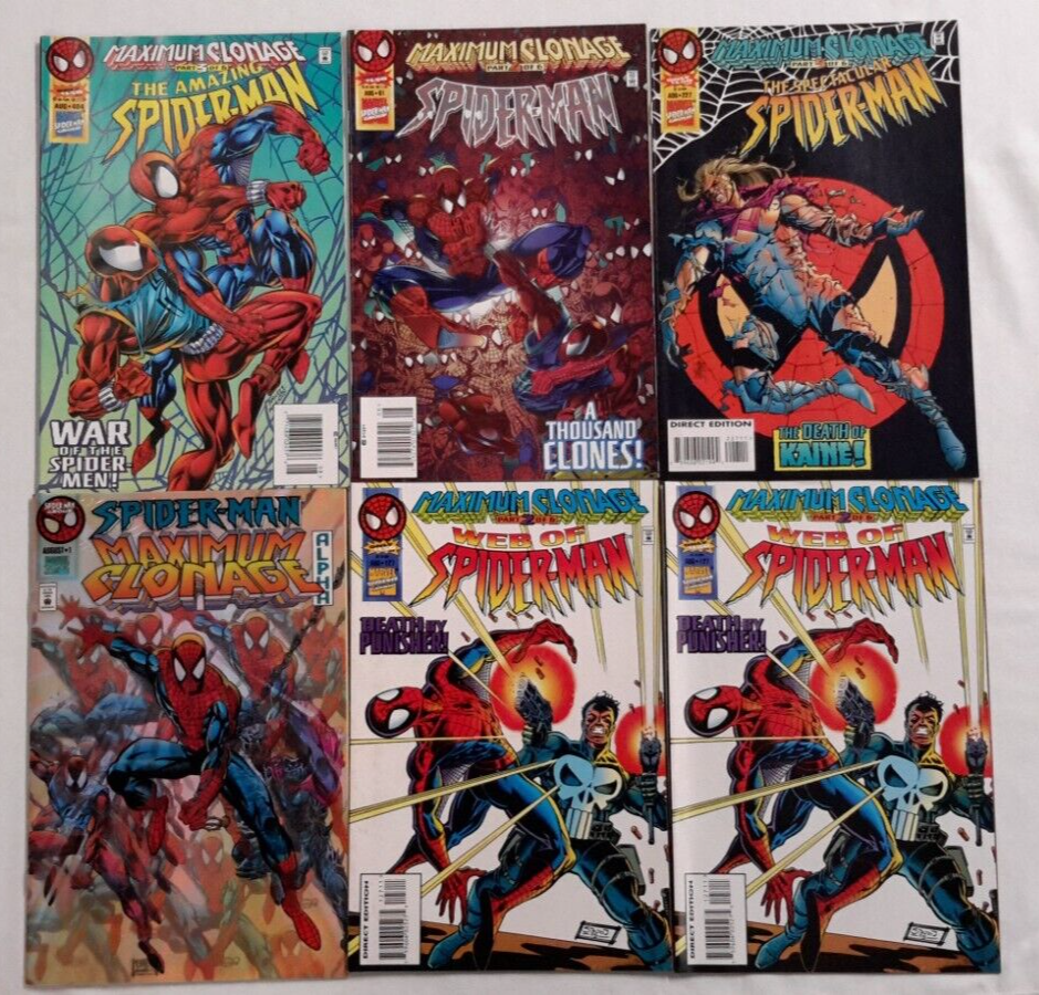 【アメトイ】 / SPIDER-MAN MAXIMUM CLONAGE 1995 Marvel SPIDER-MAN Maximum Clonage Alpha #1 Comic Book