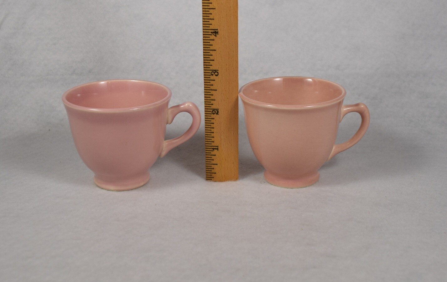 LuRay Pastels Taylor Smith Taylor TST Sharon Pink  Demitasse Cup LOT of 2