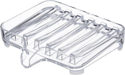 YAMAZAKI Home Self-Draining Tray-Sink Counter Holder Acrylic | Soap Dish, One Si